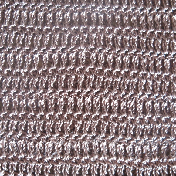 BCBG MaxAzria Gold-Brown Crochet Top - Picture 3 of 8